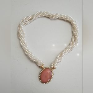 Vintage Pearl Chocker Necklace